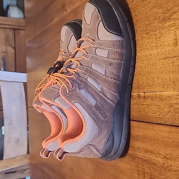 ANODYNE BROWN AND ORANGE HIKING SHOES SZ 10.5 - Picture 2 of 16